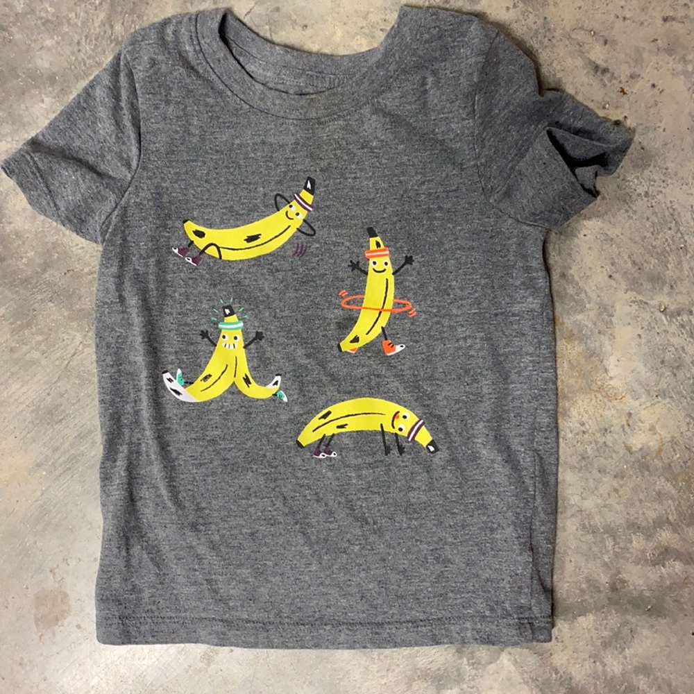 Cat & Jack banana tshirt 2t
